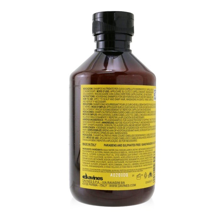 Davines Natural Tech Nourishing Shampoo (For Dehydrated Scalp and Dry, Brittle Hair) 250ml