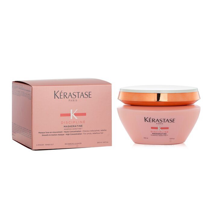 Kerastase Discipline Maskeratine Smooth-in-Motion Masque - Haute Concentration (Pour Cheveux Indisciplinés, Rebelles) 200ml/6.8oz
