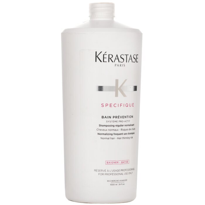 Kerastase Specifique Bain Prevention Shampooing Normalisant Usage Fréquent (Cheveux Normaux - Risque de Chute) 1000ml/34oz