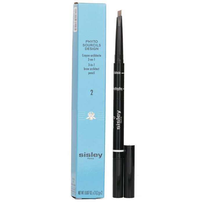 Sisley Phyto Sourcils Design Crayon Architecte Sourcils 3 en 1 - # 2 Chatain 2x0.2g/0.007oz