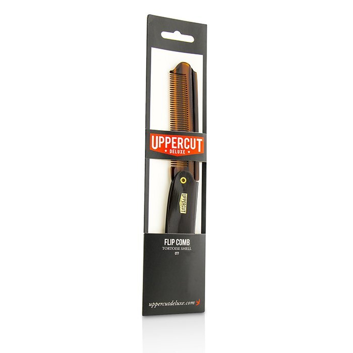 Uppercut Deluxe CT7 Flip Comb - Tortoise Shell Brown 1pc