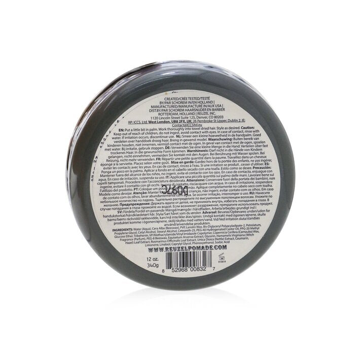 Reuzel Extreme Hold Matte Pomade (Extreme Hold, No Shine, Water Soluble) 340g