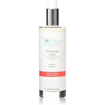 The Organic Pharmacy Rose Body Lotion Aloe Shea Butter & Rose Geranium 100ml