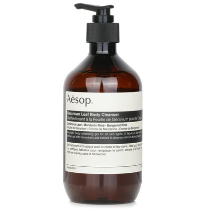 Aesop Nettoyant Corps Feuille de Géranium 500ml/17.99oz