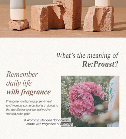 Re:proust Essential Blending Hand Cream - 3 Types - Earthy