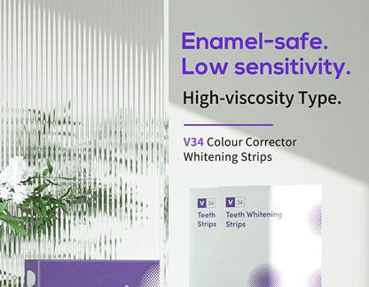 V34 Teeth Whitening Strips - 7 pairs