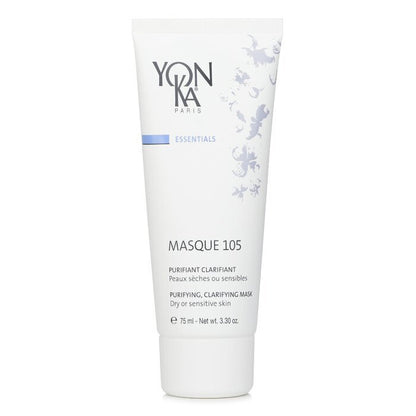 Yonka Essentials Masque 105 - Purifying Clarifying Mask (Dry Or Sensitive Skin) 75ml