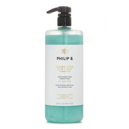 Philip B Nordic Wood Hair + Body Shampoo (Invigorating Purifying - All Hair Types) 947ml