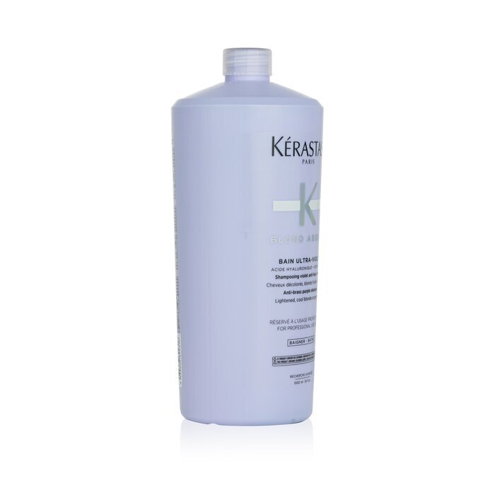 Kerastase Blond Absolu Bain Ultra-Violet Anti-Brass Purple Shampoo (Lightened, Cool Blonde or Grey Hair) 1000ml