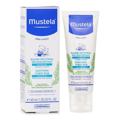 Mustela Soothing Chest Rub - Moisturizes & Soothes 40ml