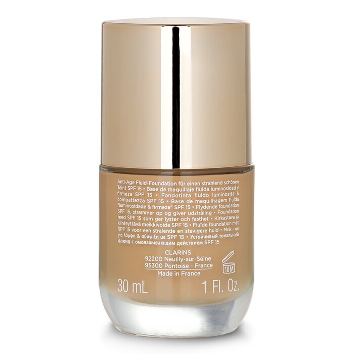 Clarins Everlasting Youth Fluid Illuminating & Firming Foundation SPF 15 -  110 Honey 30ml