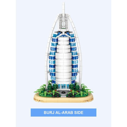LOZ Architecture Series - Sailing Hotel Building Bricks Set 42 x 30 x 5 cm