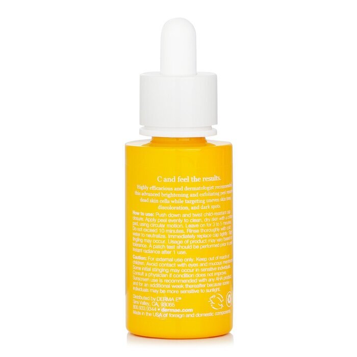 Derma E Vitamin C 10% Multi-Acid Radiance Liquid Peel (Exp. Date 30 June 2026) 30ml