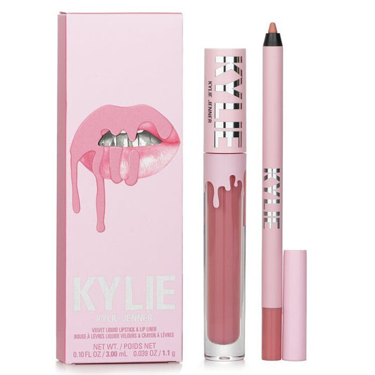 Kylie By Kylie Jenner Velvet Lip Kit: Liquid Lipstick 3ml + Lip Liner 1.1g -  705 Charm 2pcs
