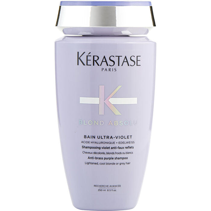 Kerastase Blond Absolu Bain Ultra-Violet Anti-Brass Purple Shampoo (Lightened, Cool Blonde or Grey Hair) 250ml