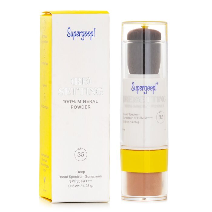 Supergoop (Re)setting Mineral Powder SPF 35 -  Deep 4.25g