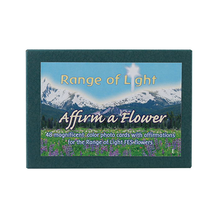 Fes Affirm A Flower Cards: Range Of Light Flower Essences X 48 Set