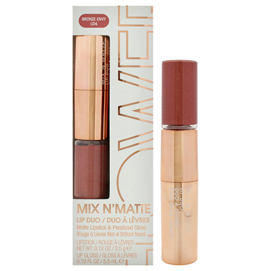 Flower Beauty Mix N Matte Lip Duo - Ld4 Bronze Envy For Women 0.19oz