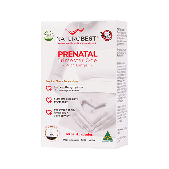 Naturobest Prenatal Trimester One With Ginger 60c